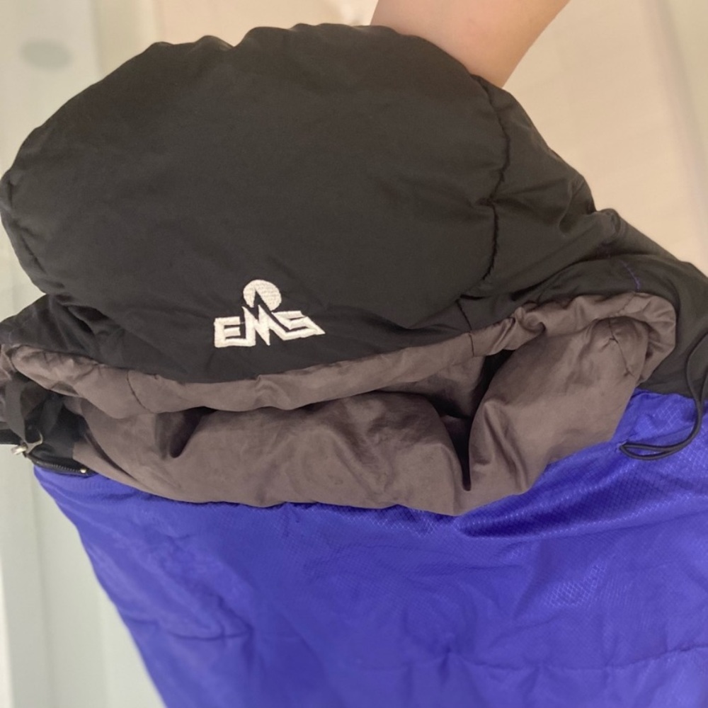 EMS - Sleeping Bag - Boreal 20 Long Length! (90”L x 30”W) purple/Black/Grey